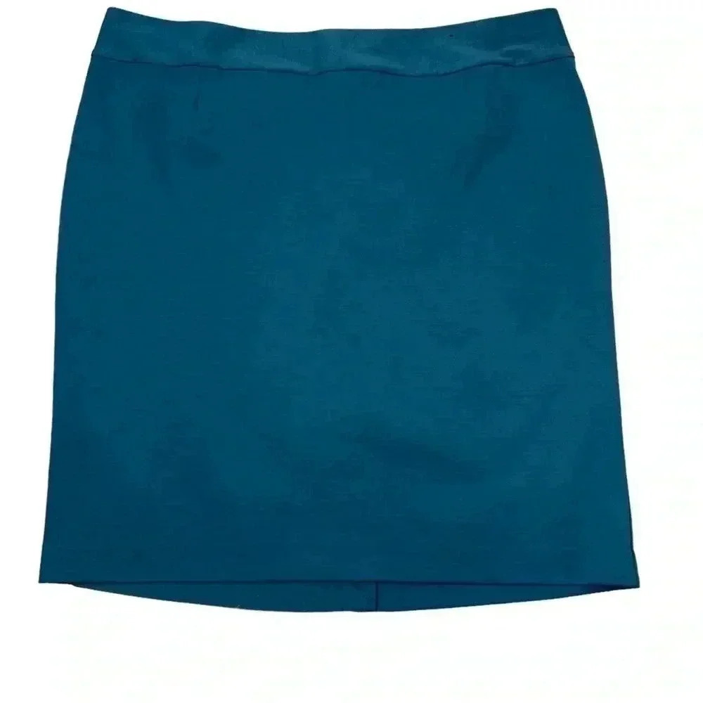 NWT Lane Bryant teal blue green  Ponte Pencil Skirt Plus sz 22
